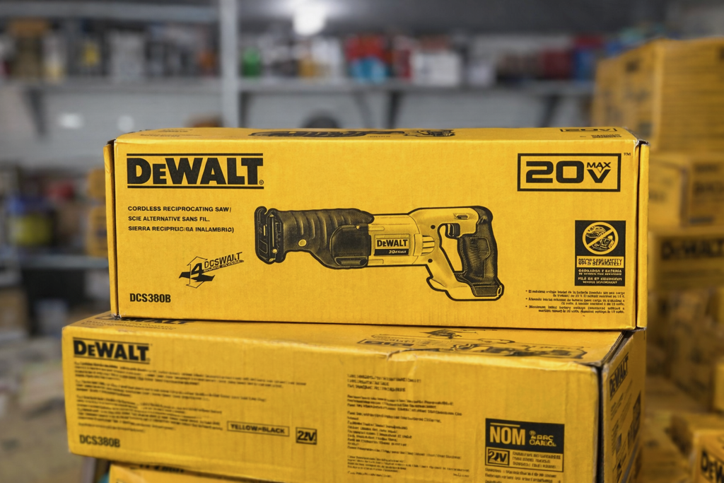 DEWALT DCS380B 20V MAX Cordless Reciprocating Saw (Tool Only) – New Box Wear